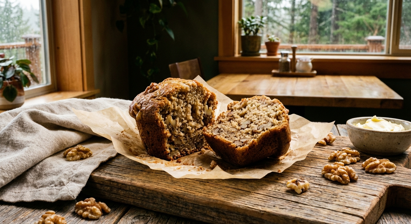 Banana Walnut Muffin