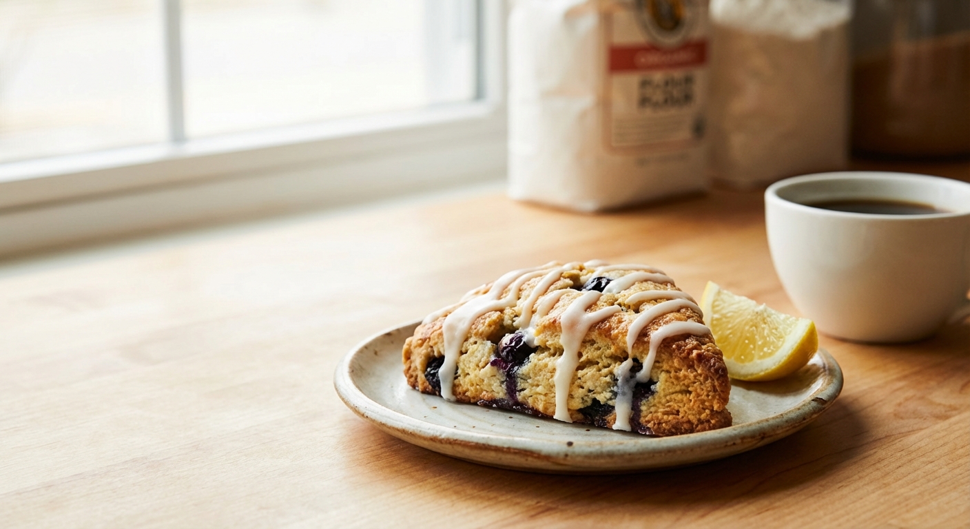 Lemon Blueberry Scone