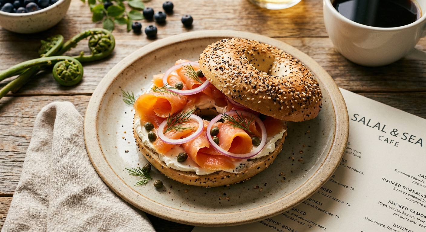 Smoked Salmon Bagel
