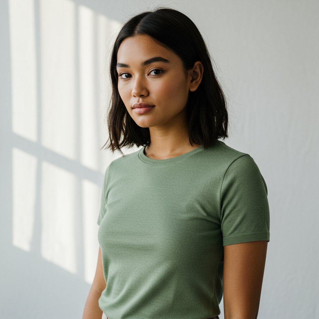 Merino Wool T-Shirt — close-up