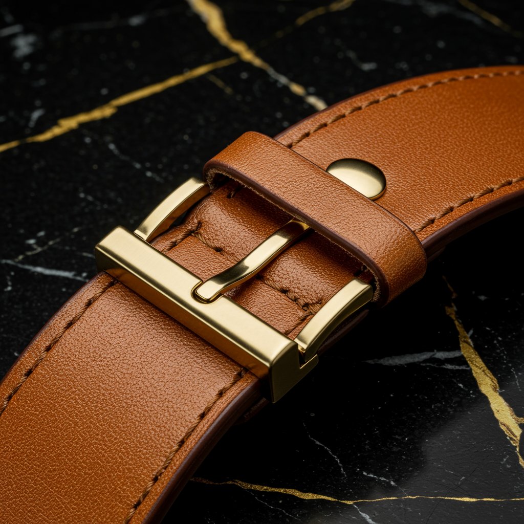 Leather Belt — close-up
