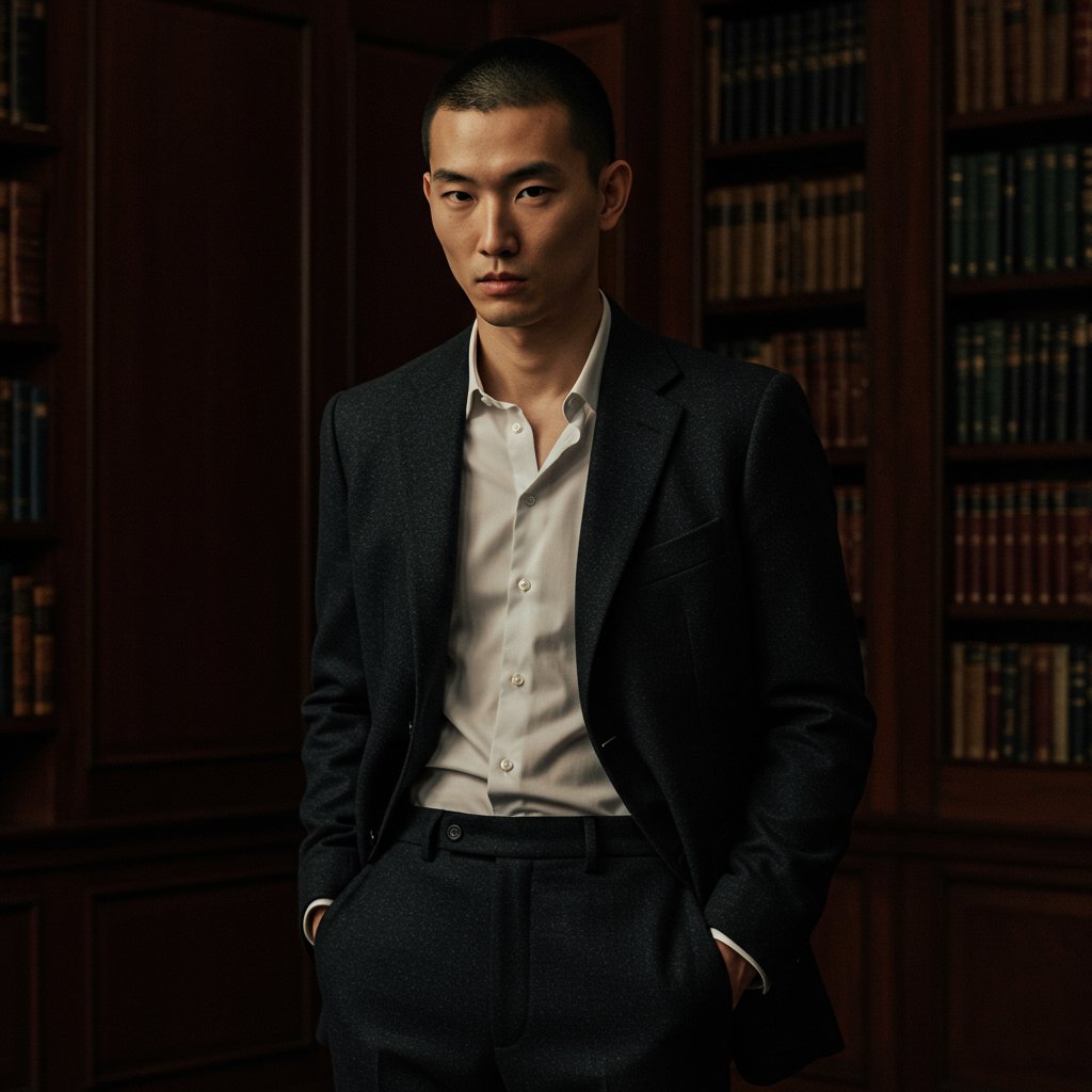 Tailored Wool Trousers — close-up