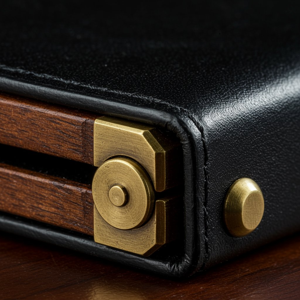 Leather Wallet — close-up