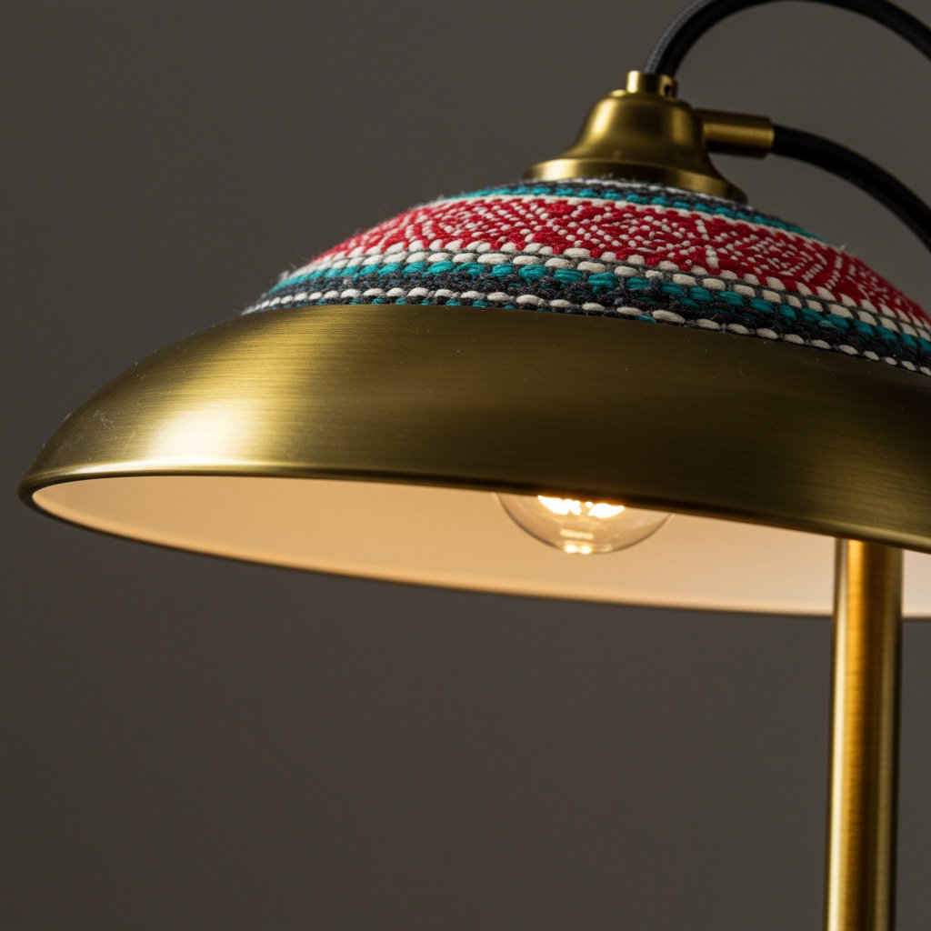 Brass Desk Lamp — close-up