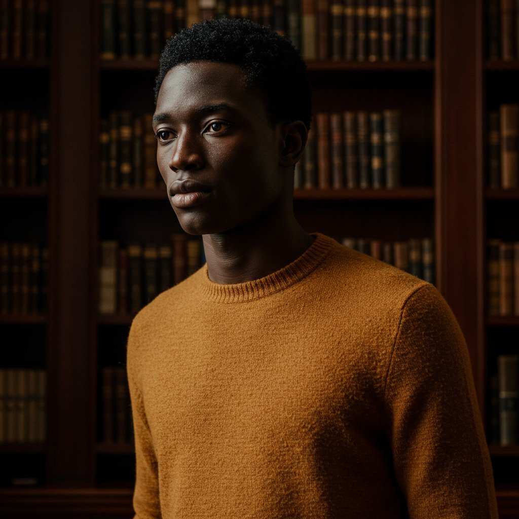 Merino Wool Sweater - Pine — close-up