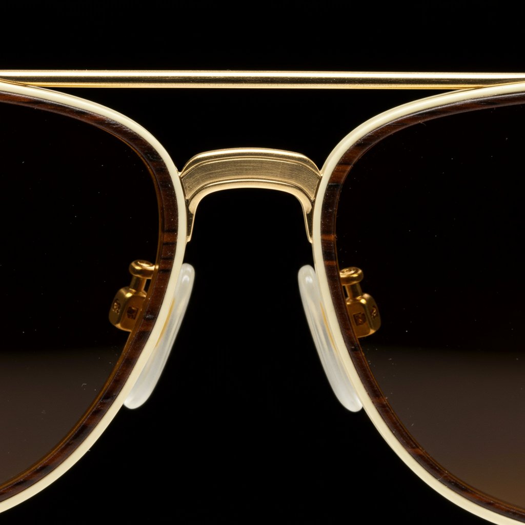 Aviator Sunglasses - Cream — close-up