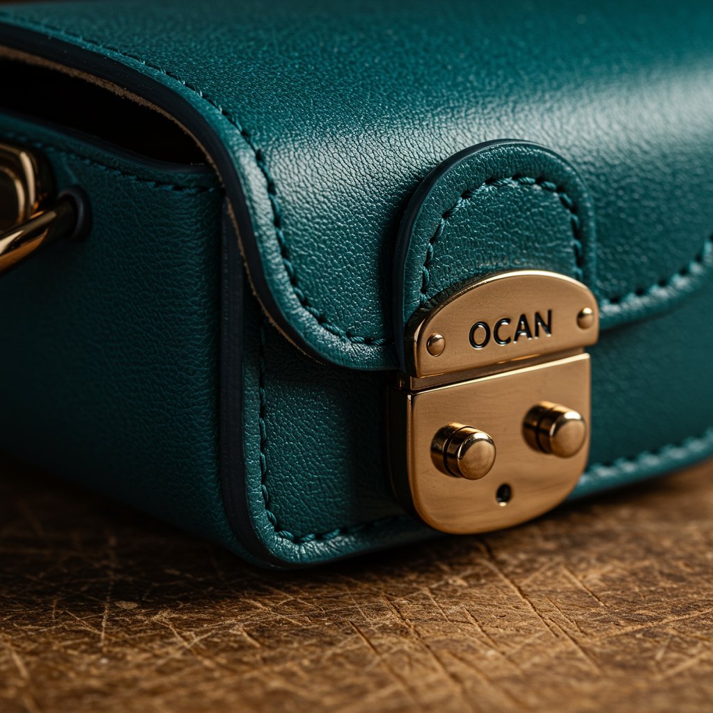 Mini Crossbody Bag - Ocean — close-up