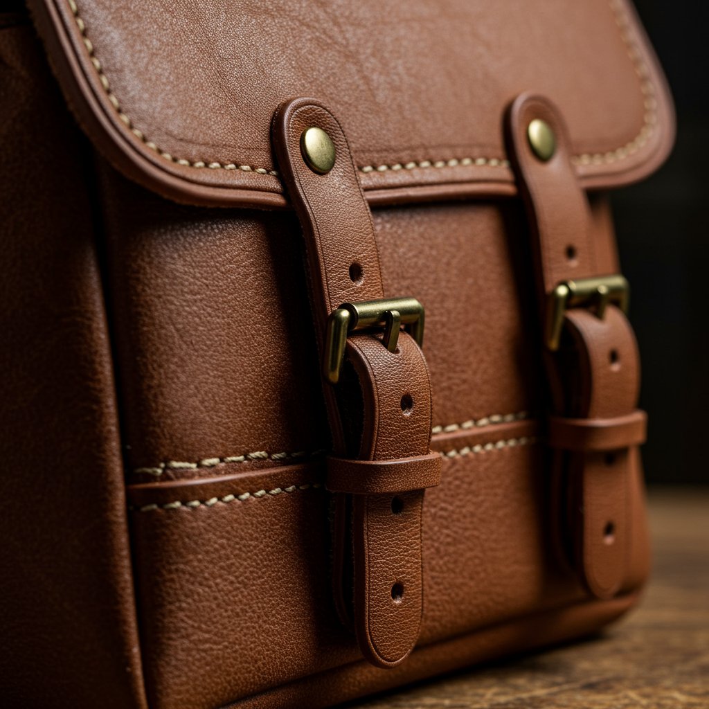 Travel Backpack - Walnut — close-up