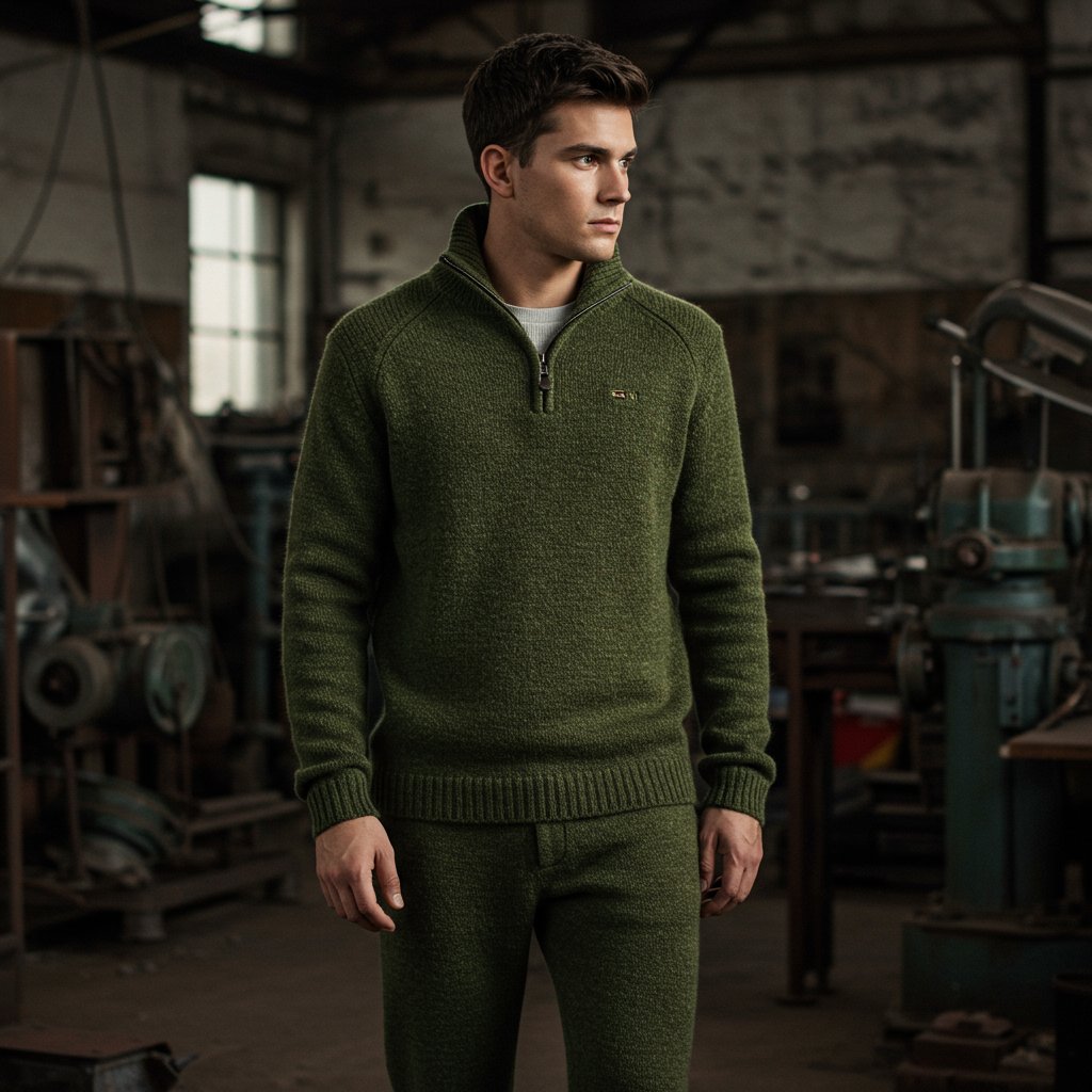 Cashmere Travel Set - Pine — close-up