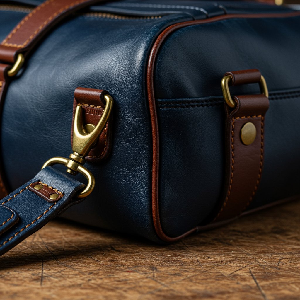 Heritage Weekender Duffle - Premium — close-up