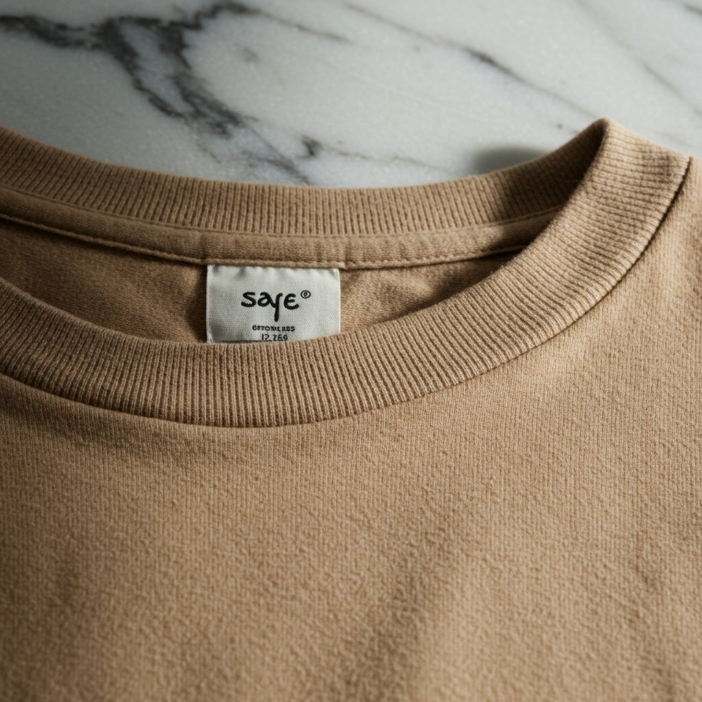 Effortless Merino Wool T-Shirt - Spring/Summer Resort — close-up