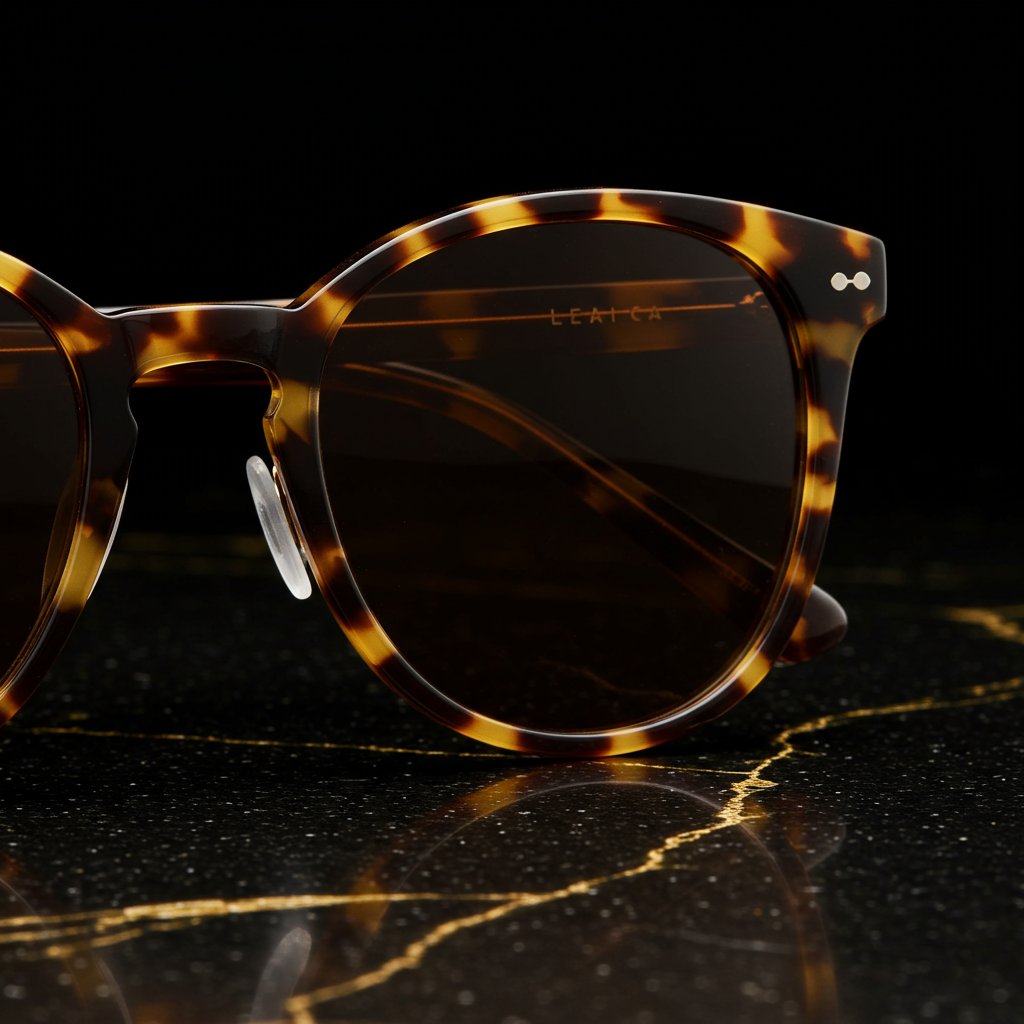 Graceful Oversized Sunglasses - Fall/Winter Holiday — close-up