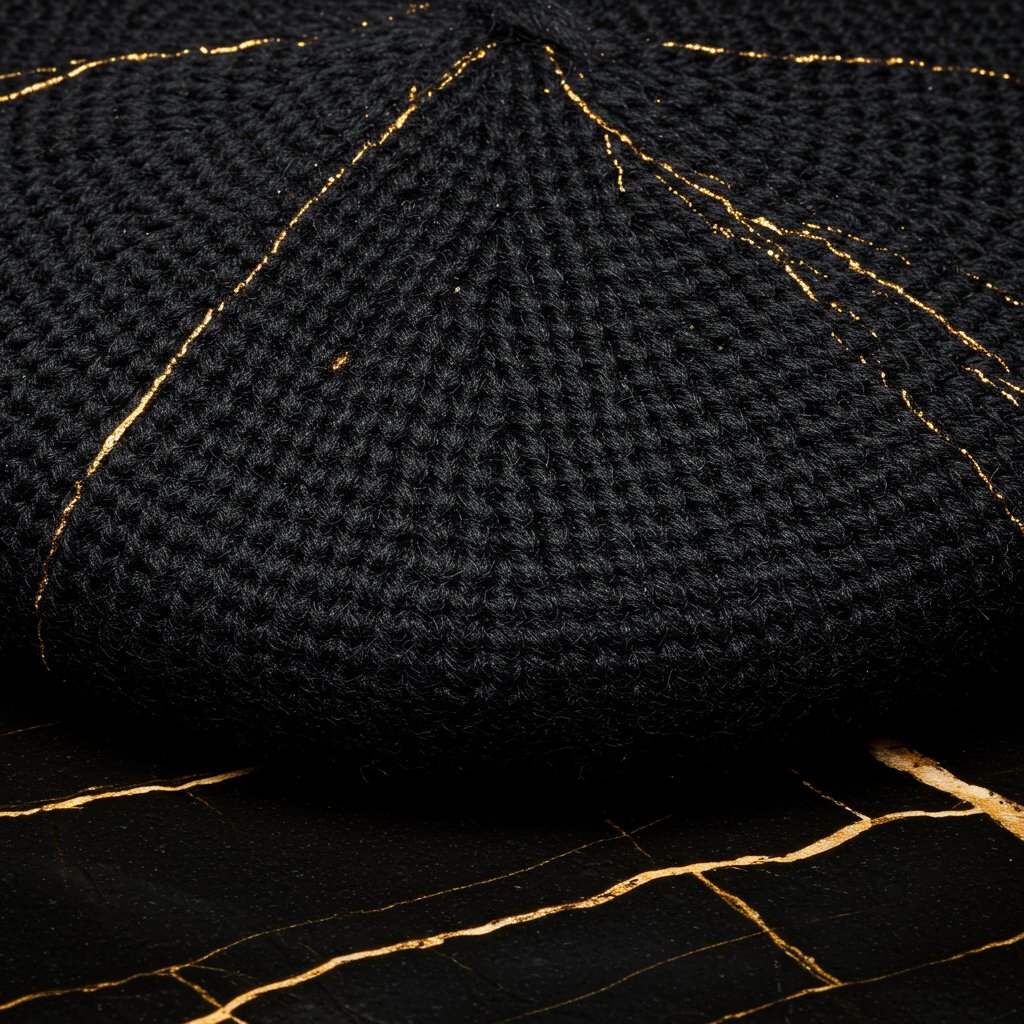 Streamlined Wool Beret - Spring/Summer Breezy — close-up