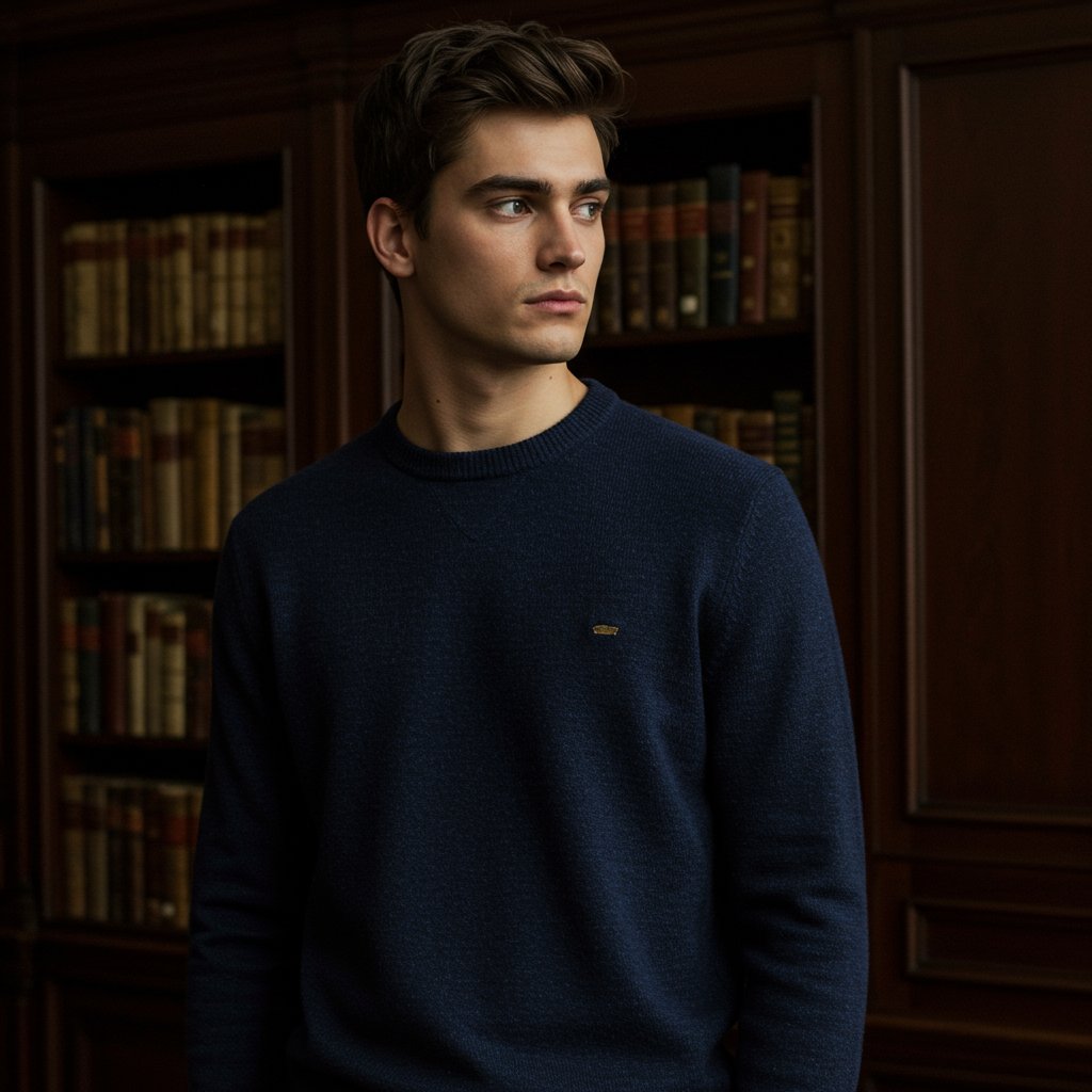 Easy Merino Wool Sweater - Fall/Winter Warm — close-up