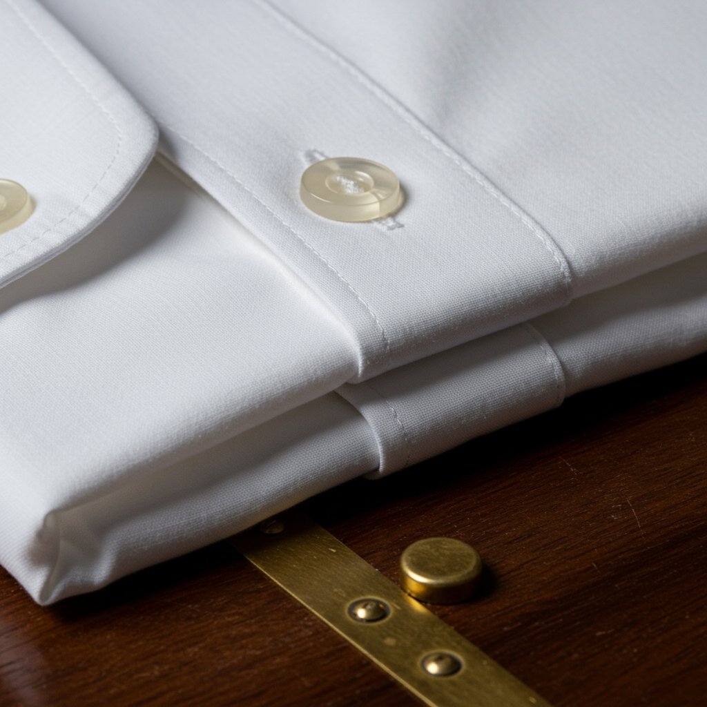 Timeless Cotton Oxford Shirt - Spring/Summer Breezy — close-up