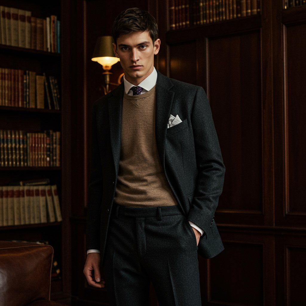 Signature Tailored Wool Trousers - Fall/Winter Holiday — close-up