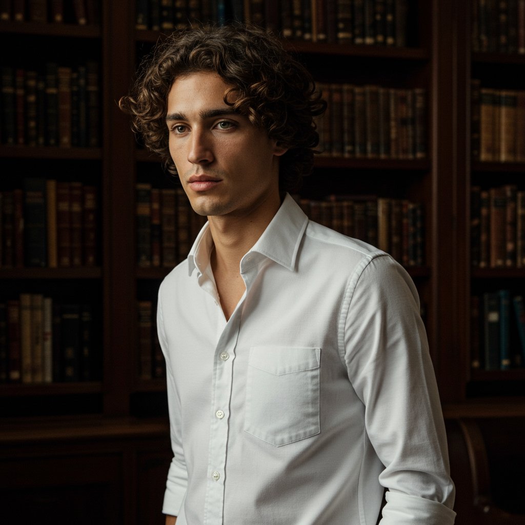 Contemporary Cotton Oxford Shirt - Essentials — close-up