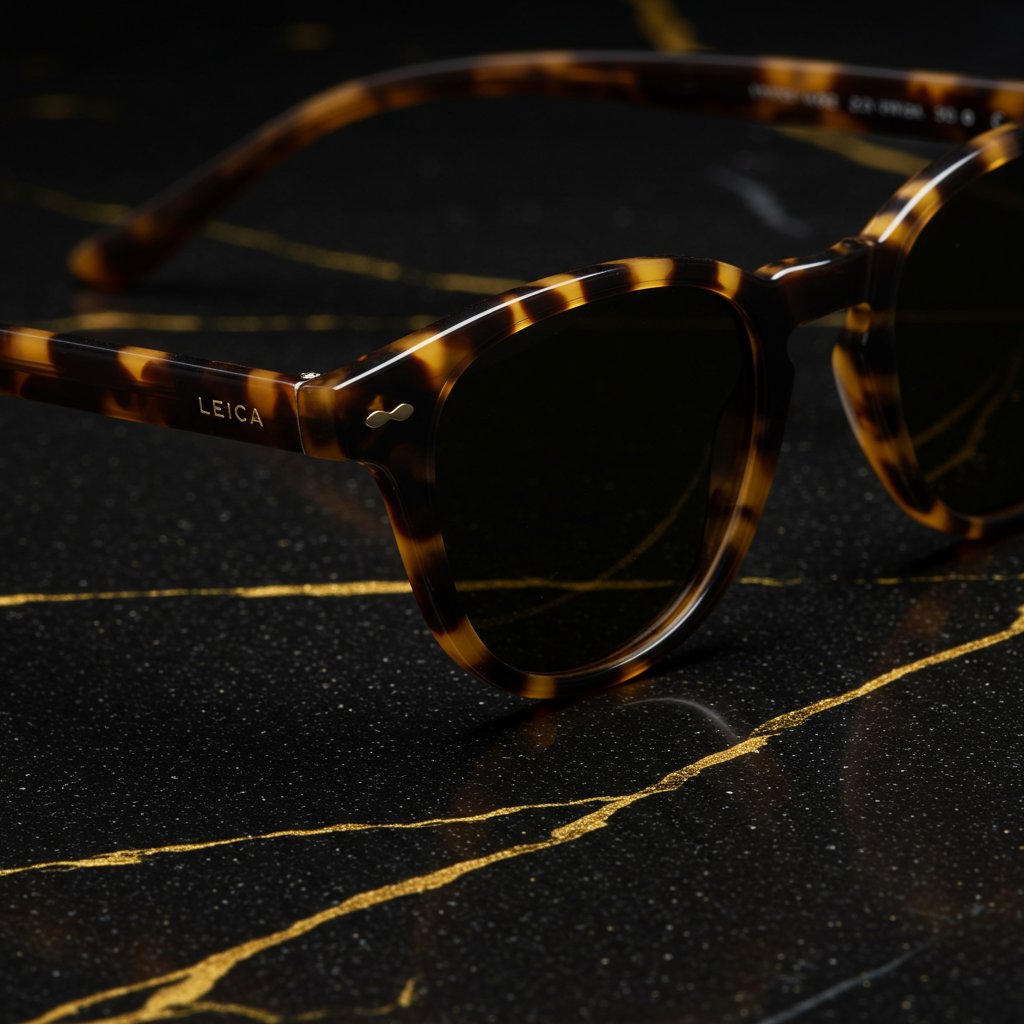 Refined Oversized Sunglasses - Sustainable — close-up
