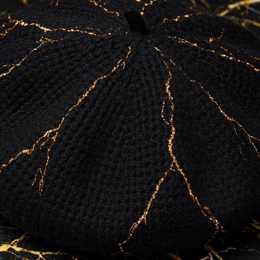 Effortless Wool Beret - Sustainable — close-up